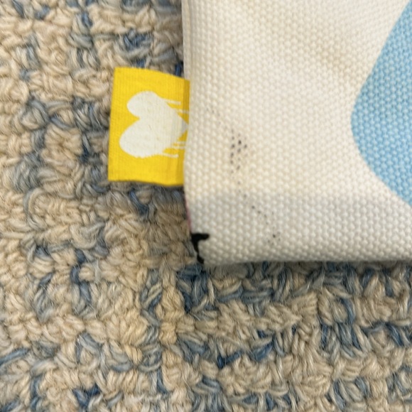 Kerri Rosenthal heart canvas pouch - Picture 8 of 10